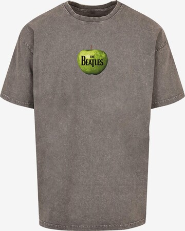 Merchcode T-Shirt 'Beatles - Apple' in Grau: predná strana