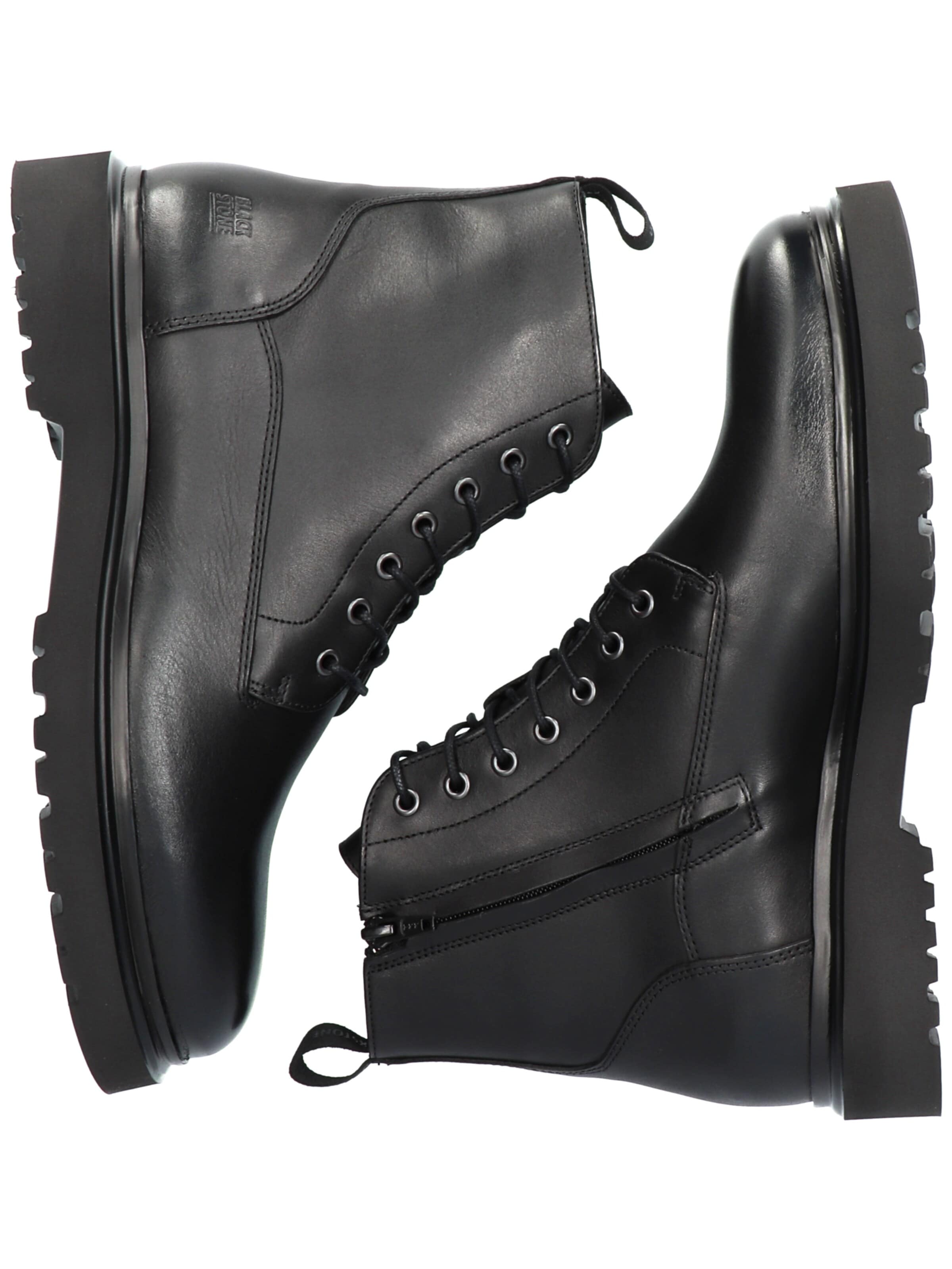 BLACKSTONE Lace-up boots 'BRODY' in Black