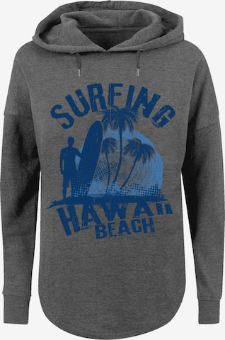 F4NT4STIC Sweatshirt 'Hawaii Surf Beach Summer' in Grey: front