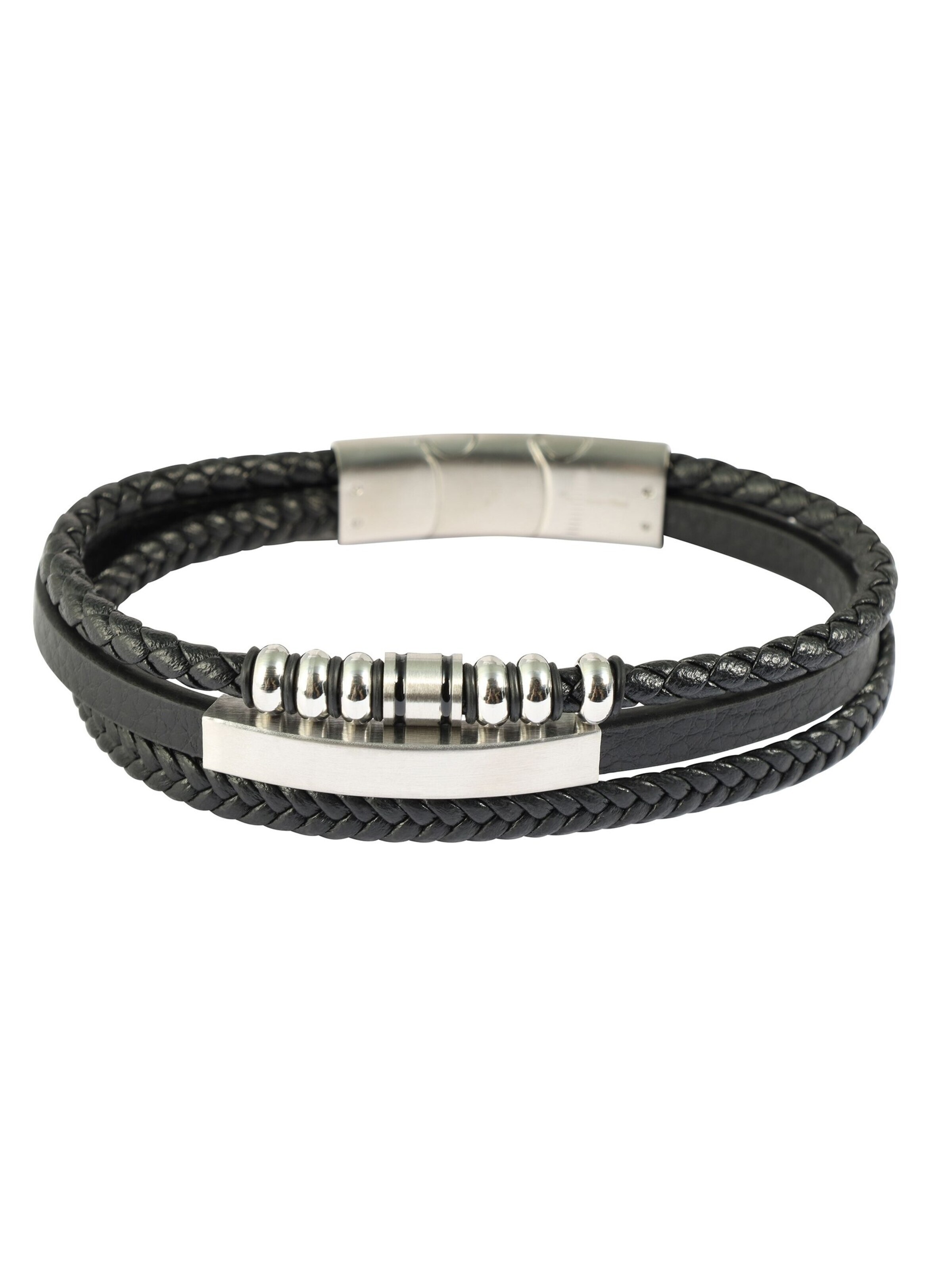 Akzent Bracelet 'langlebig' in Black: front