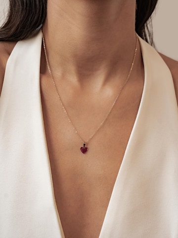 Hey Happiness Ketting 'Minimalist Heart Pendant' in Goud