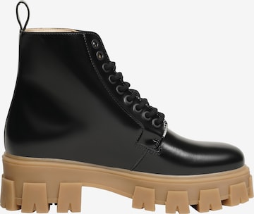 N91 Lace-Up Ankle Boots in Black