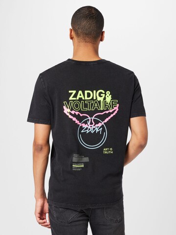 Zadig & Voltaire Shirt 'TED' in Zwart