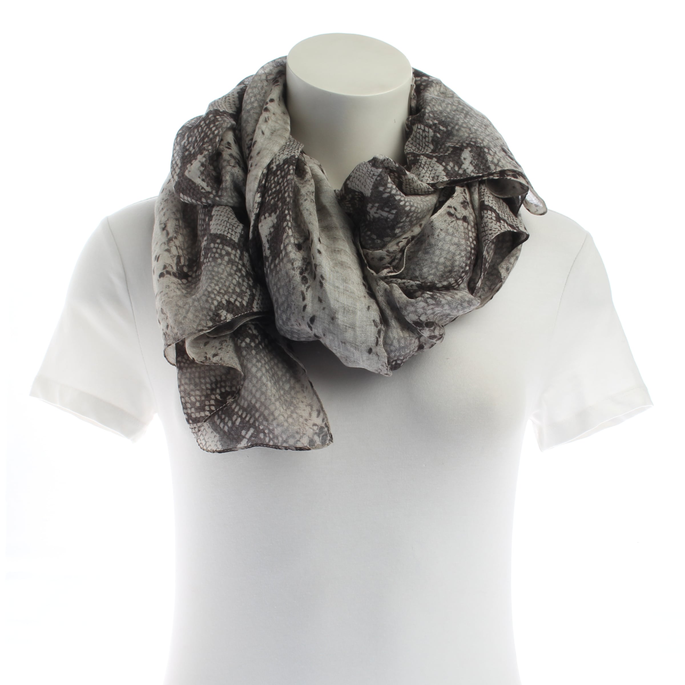 Coccinelle Scarf & Wrap in One size in Grey: front