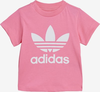 ADIDAS ORIGINALS Shirts 'Trefoil' i lyserød / hvid, Produktvisning