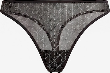 Calvin Klein String in Schwarz: Vorderseite