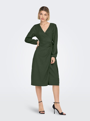 ONLY Obleka 'MERLE' | zelena barva