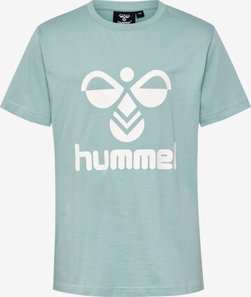 Hummel Футболка 'Tres' в Зеленый: спереди