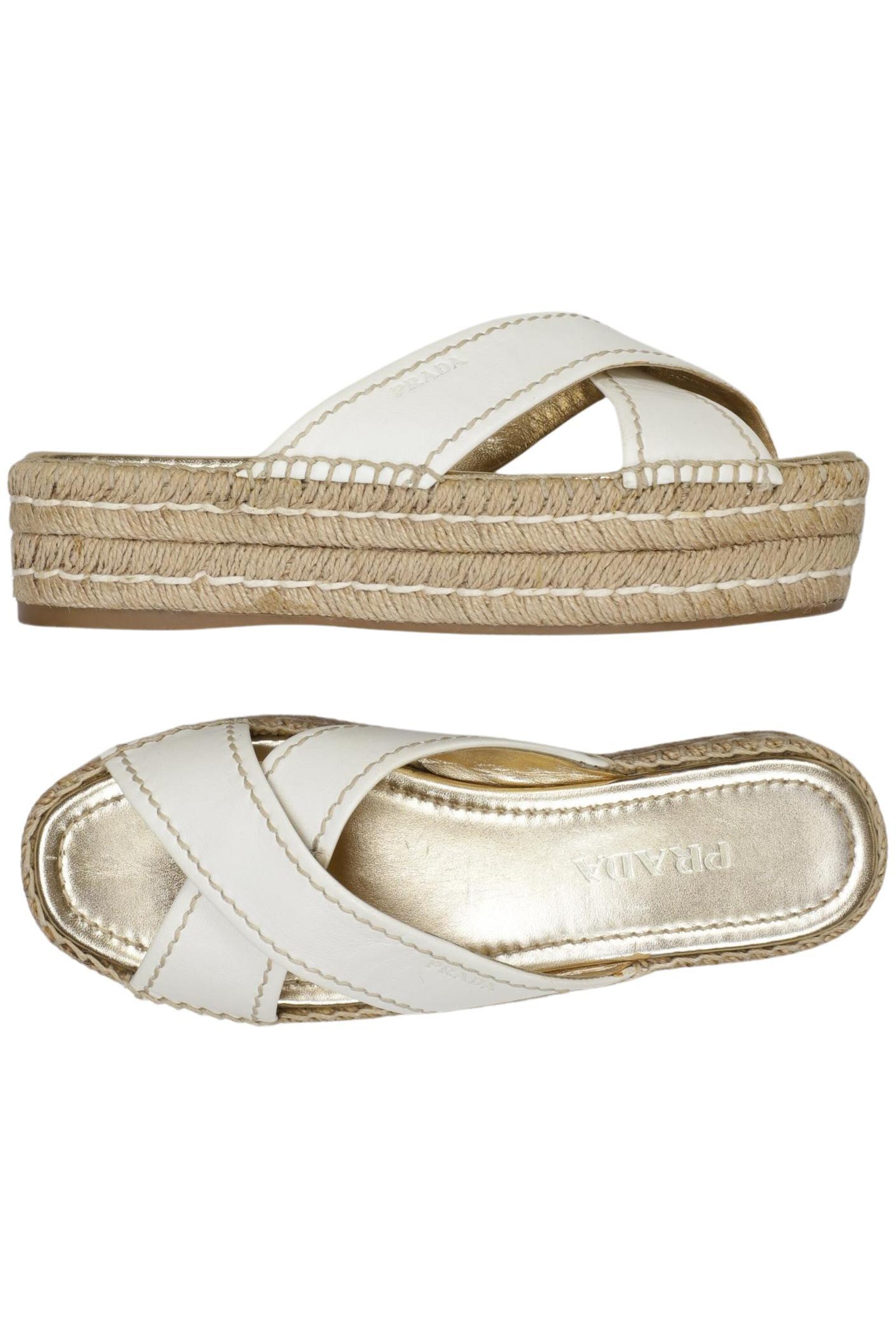 PRADA Sandals & High-Heeled Sandals in 37 in White, Item view