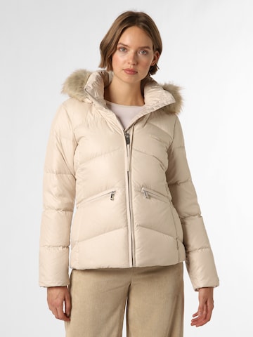 Calvin Klein Winter Jacket 'ESSENTIAL' in Beige: front