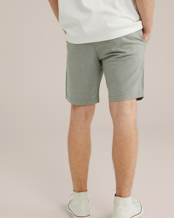 WE Fashion Štandardný strih Chino nohavice - Zelená