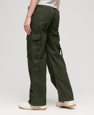 Superdry Wide leg Cargo Pants in Green