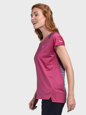 Schöffel T Shirt 'Aukra' in Pink