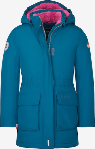 TROLLKIDS Winter Jacket in Blue: front