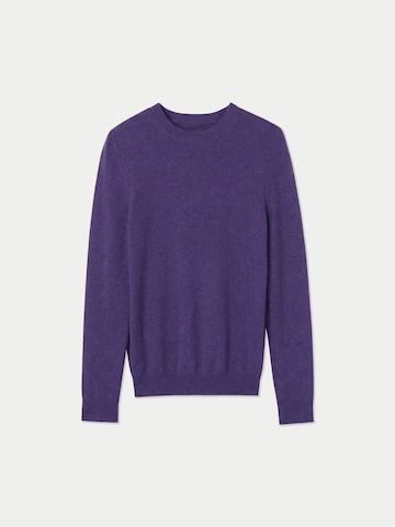 GOBI Cashmere - Jersey 'Cashmere Hat & Sweater Set' en lila: frente