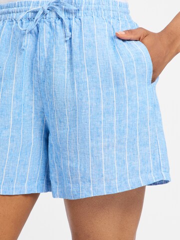 Samsøe Samsøe Regular Broek 'Maren' in Blauw