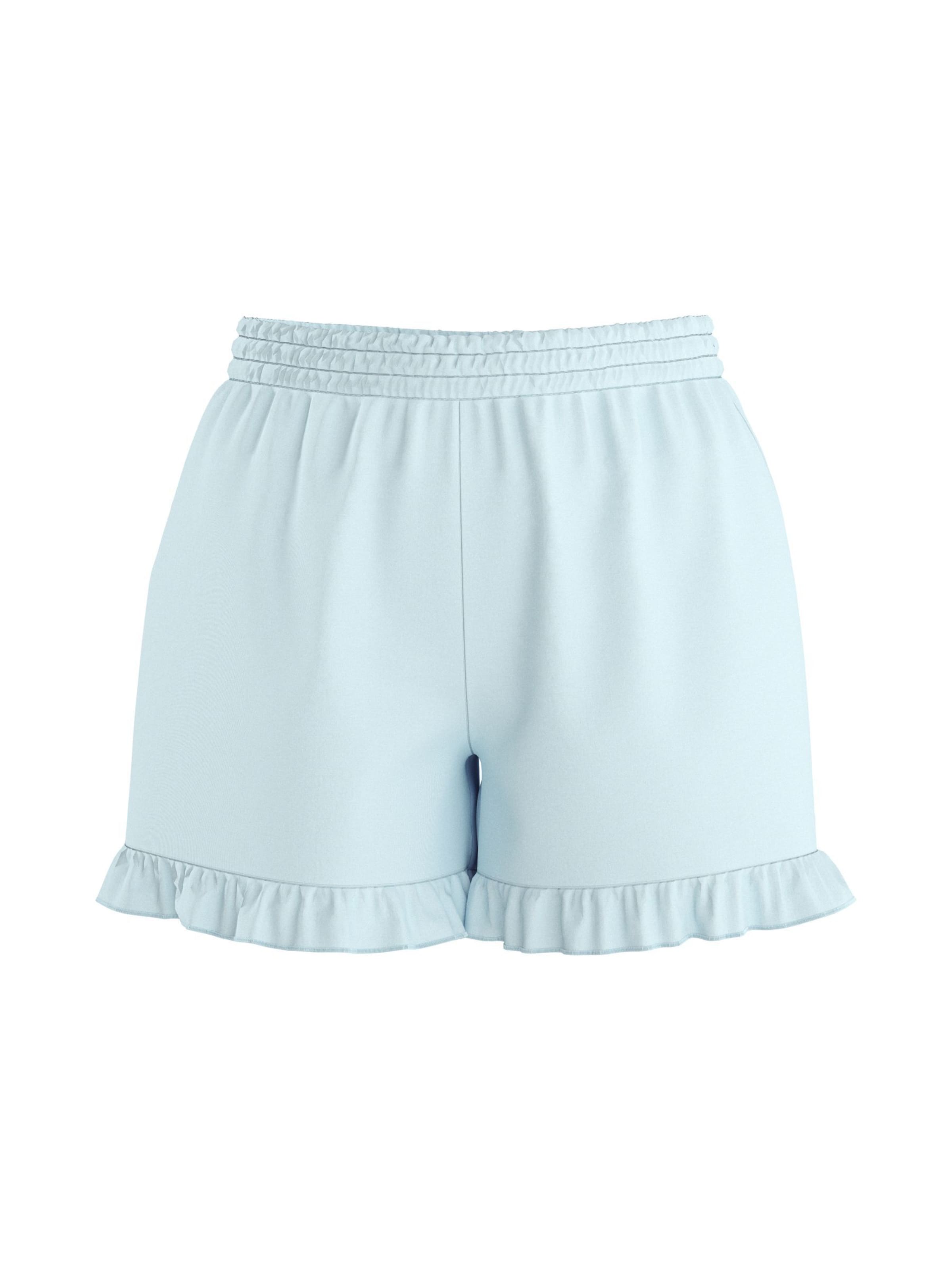 HYPEDROP Regular Trousers in Blue: front