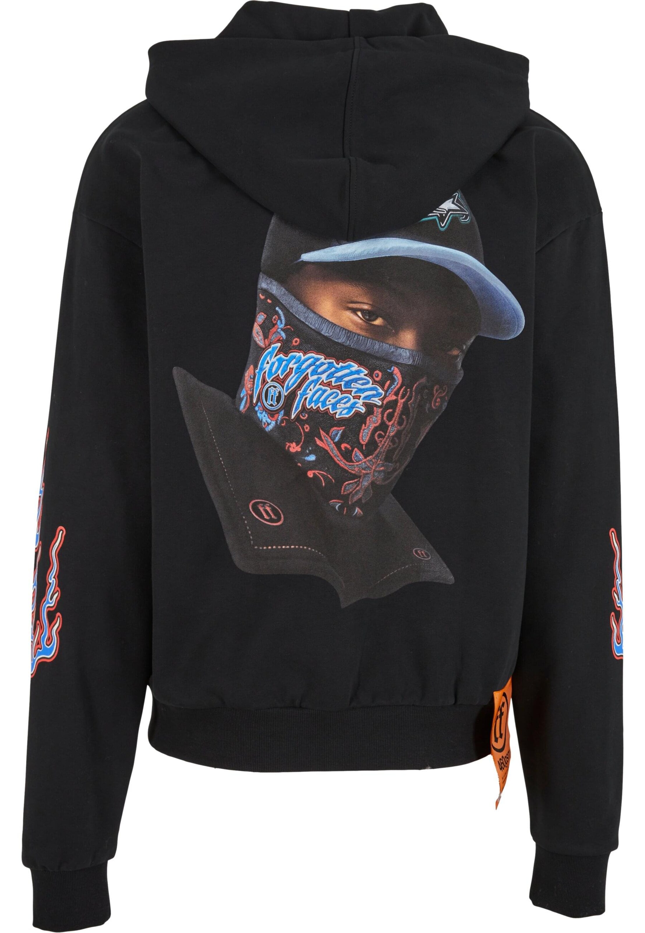 Giacca di felpa di Forgotten Faces in nero