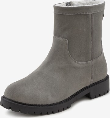 LASCANA Snow Boots in Grey: front