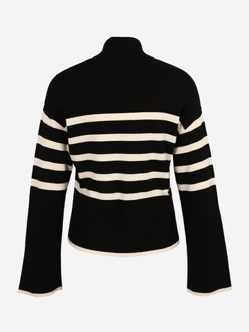 Vero Moda Petite Sweater 'HAPPINESS' in Black