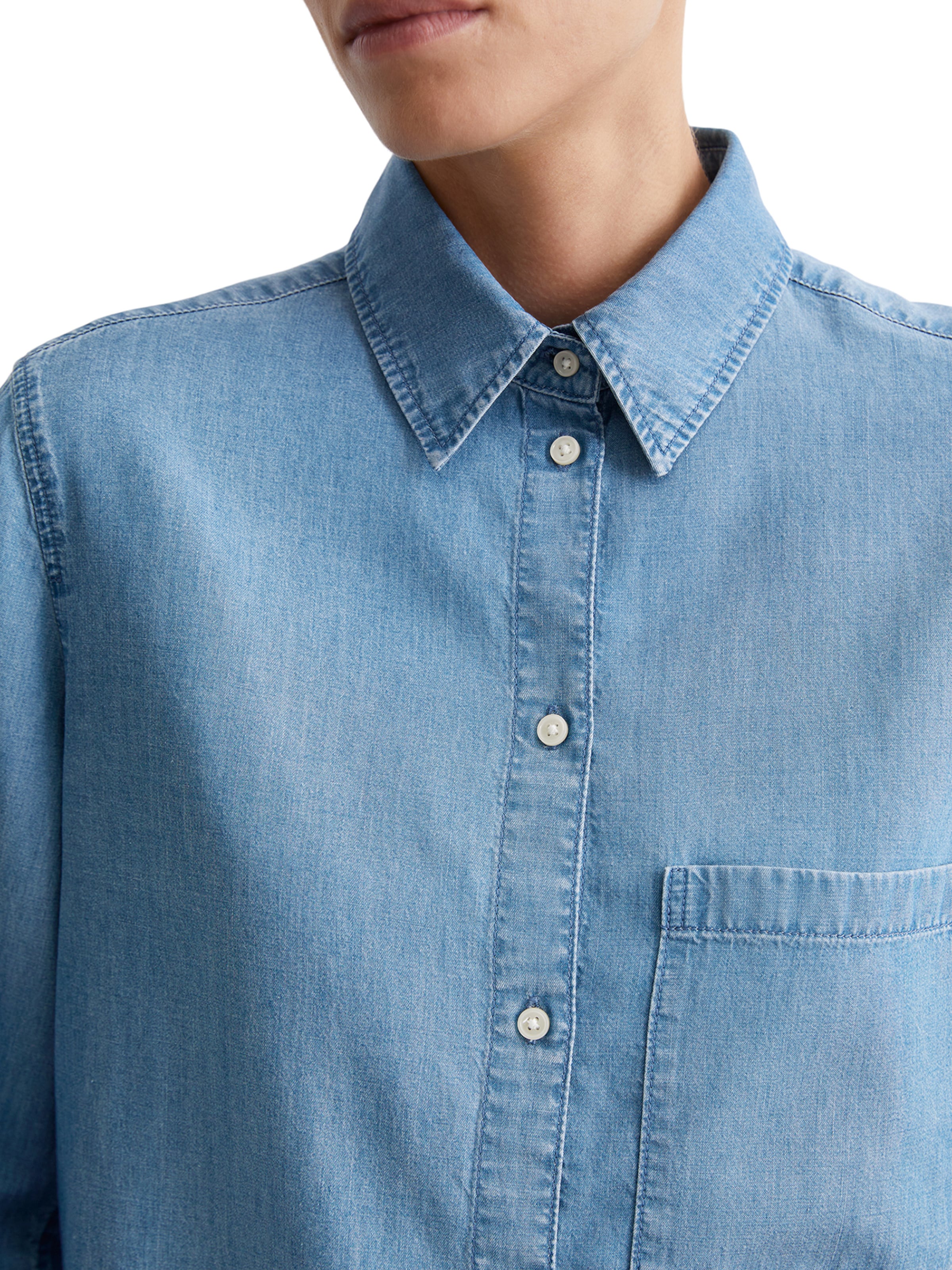 Marc O'Polo Bluzka w kolorze niebieski