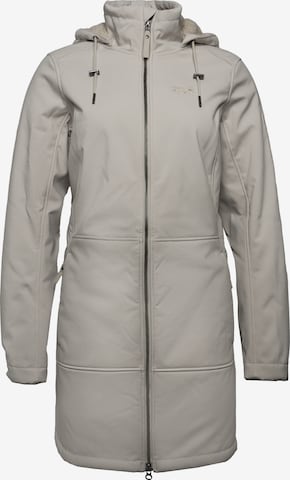 JACK WOLFSKIN Performance Jacket 'Windy Valley' in Grey: front