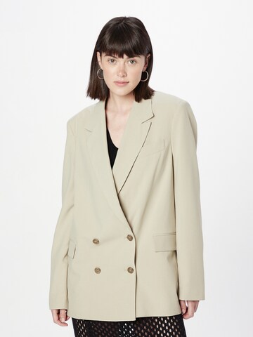 TOPSHOP Blazer in Grey: front