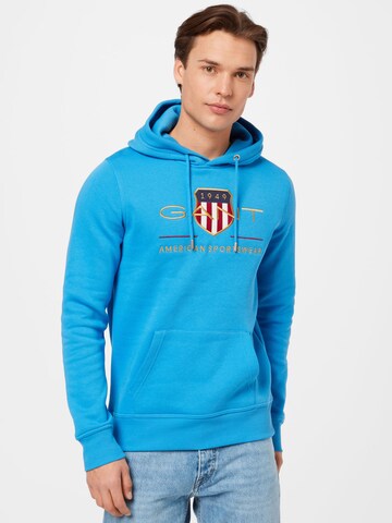 GANT Regular fit Sweatshirt in Blauw: voorkant