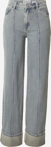 mėlyna ROUGE EDIT Plačios klešnės Džinsai: priekis