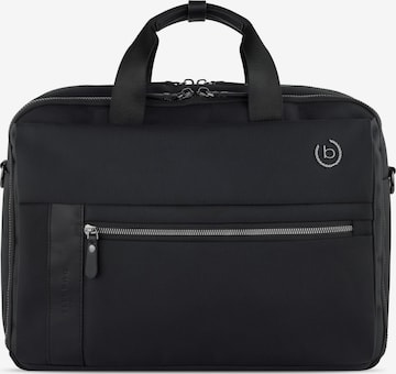 bugatti Document Bag in Black: front