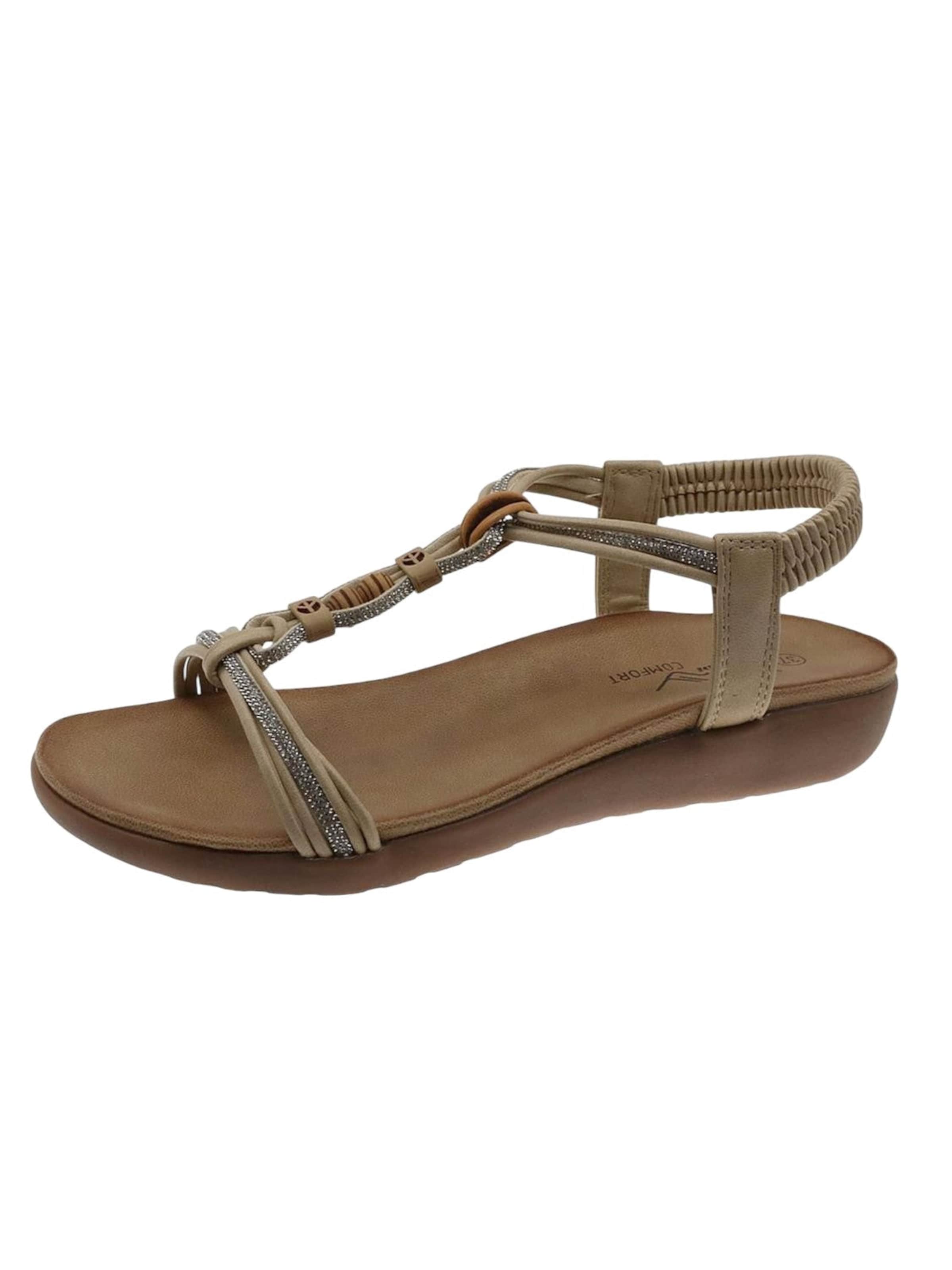 Sandales 'Casual Sandal' Beppi en beige : devant