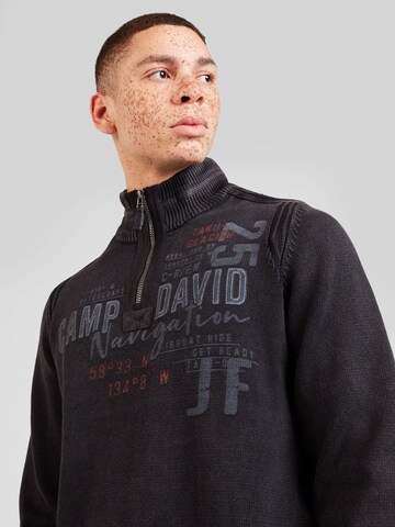 Pull-over CAMP DAVID en noir