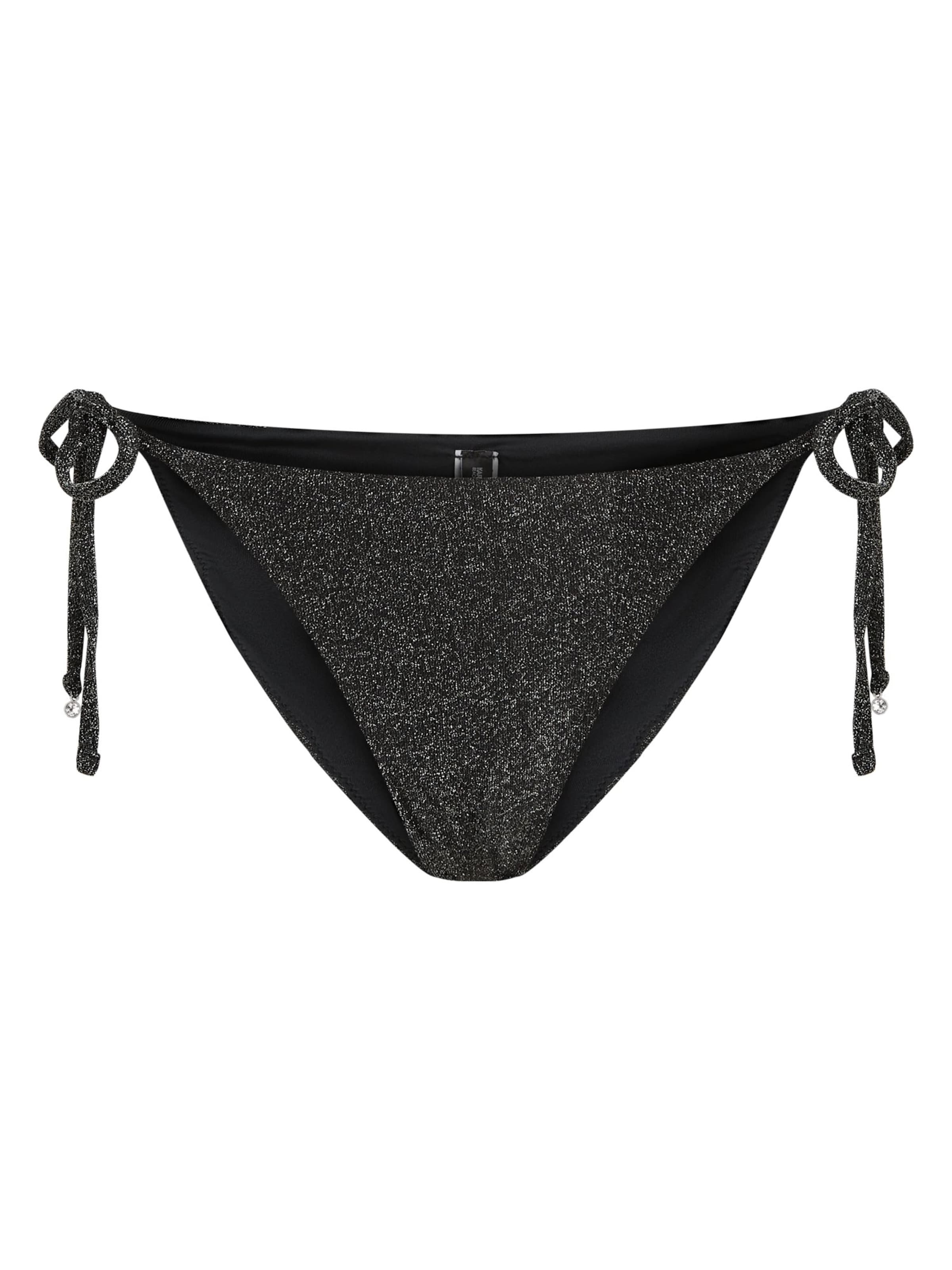 Karl Lagerfeld Bikinibroek in Zwart: voorkant