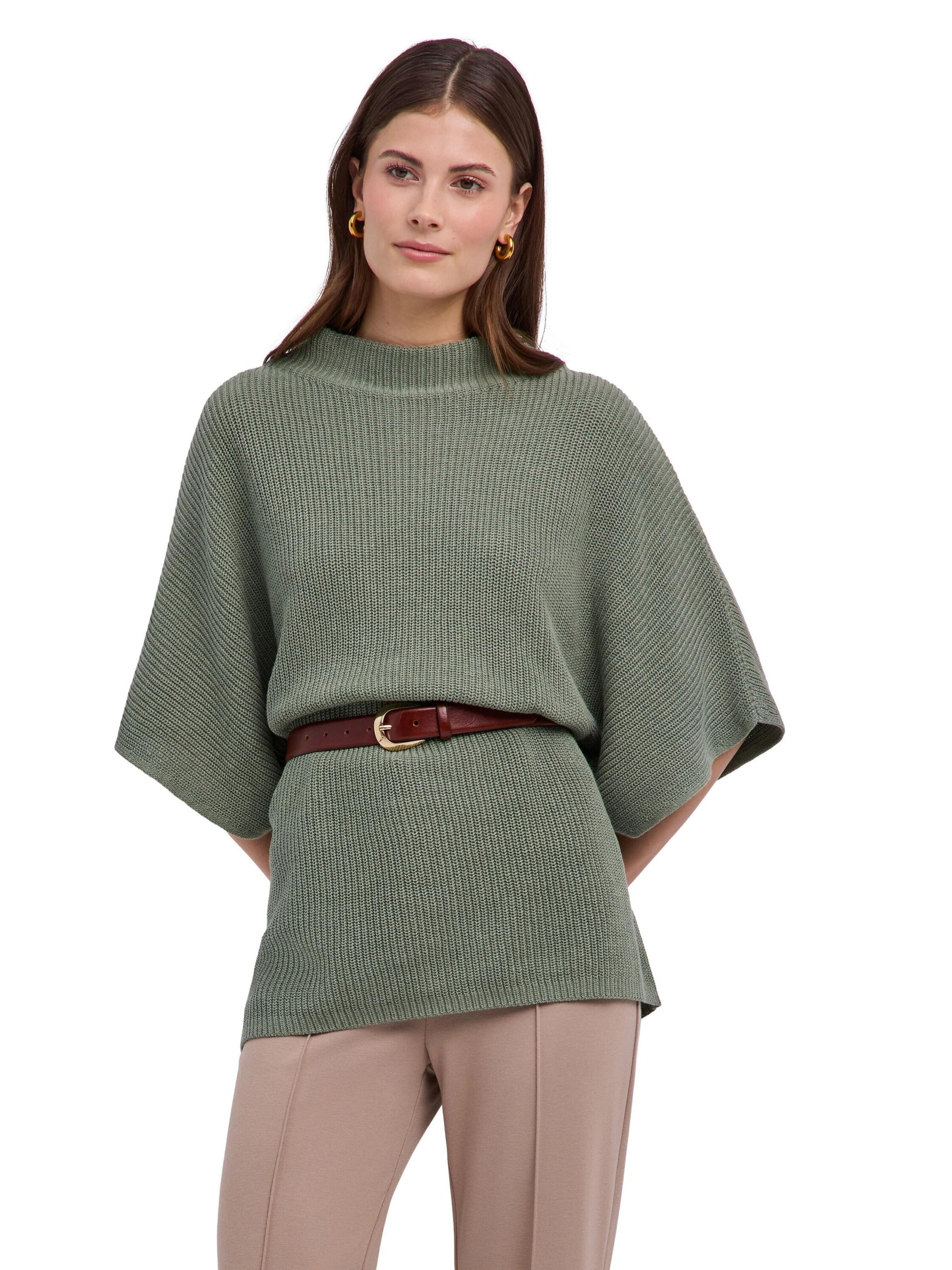 FALKE Sweater in Green: front