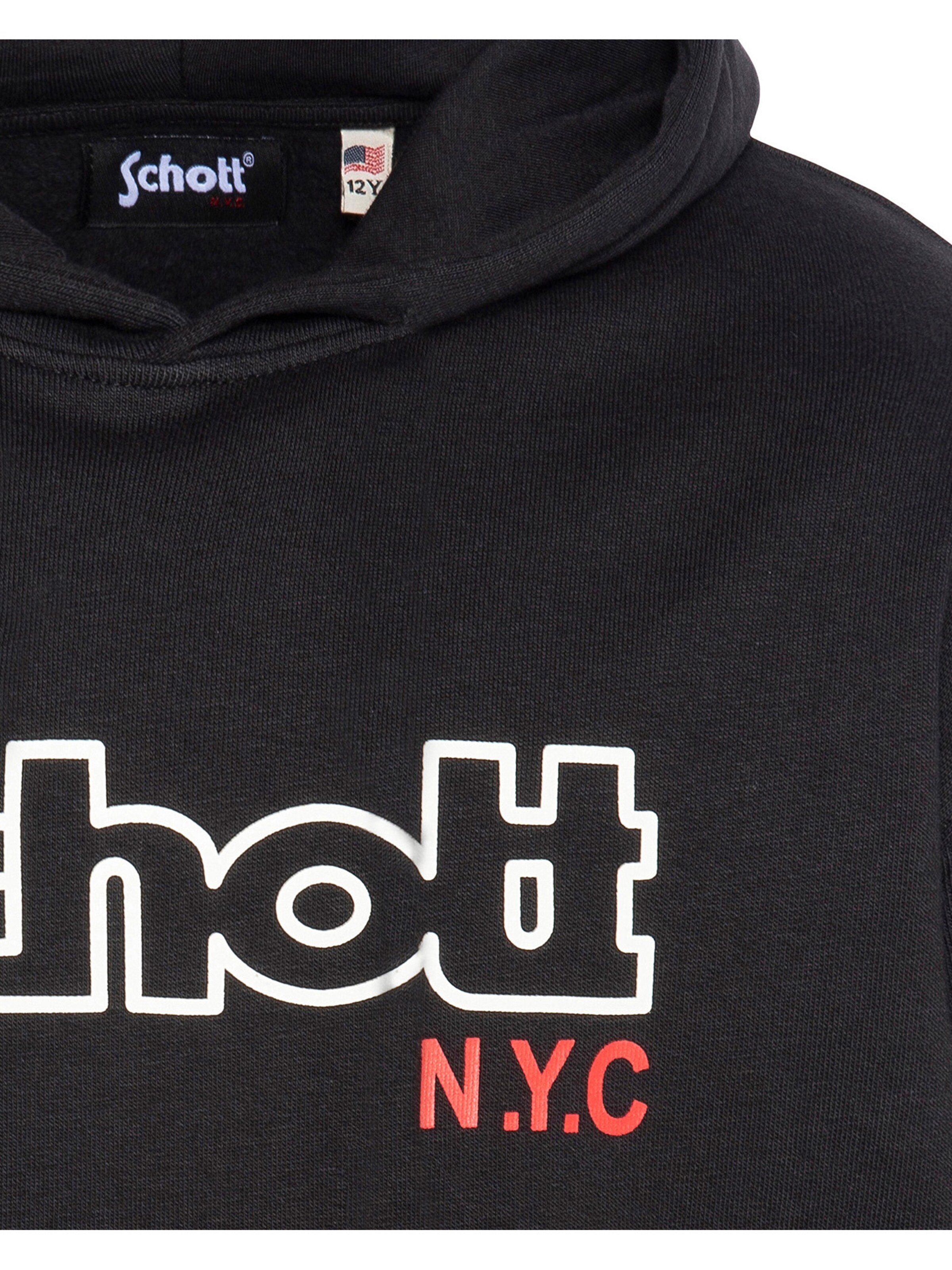 Sweat Schott NYC en noir