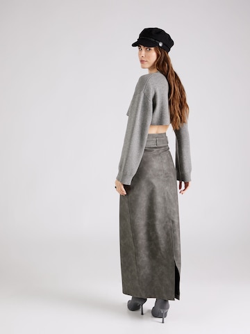 TOPSHOP Skirt in Grey