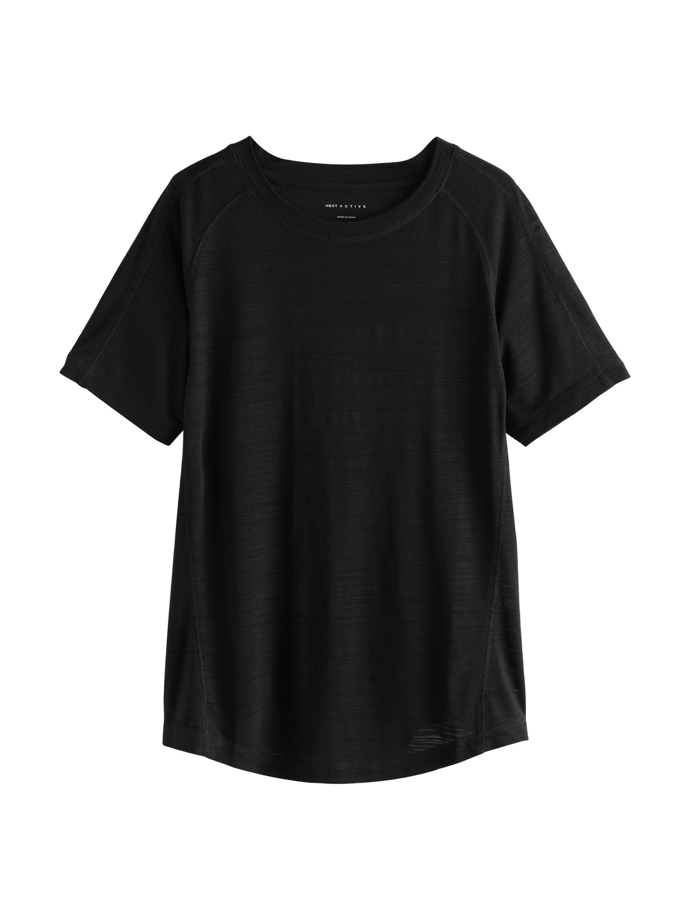 T-shirt Next en noir : devant