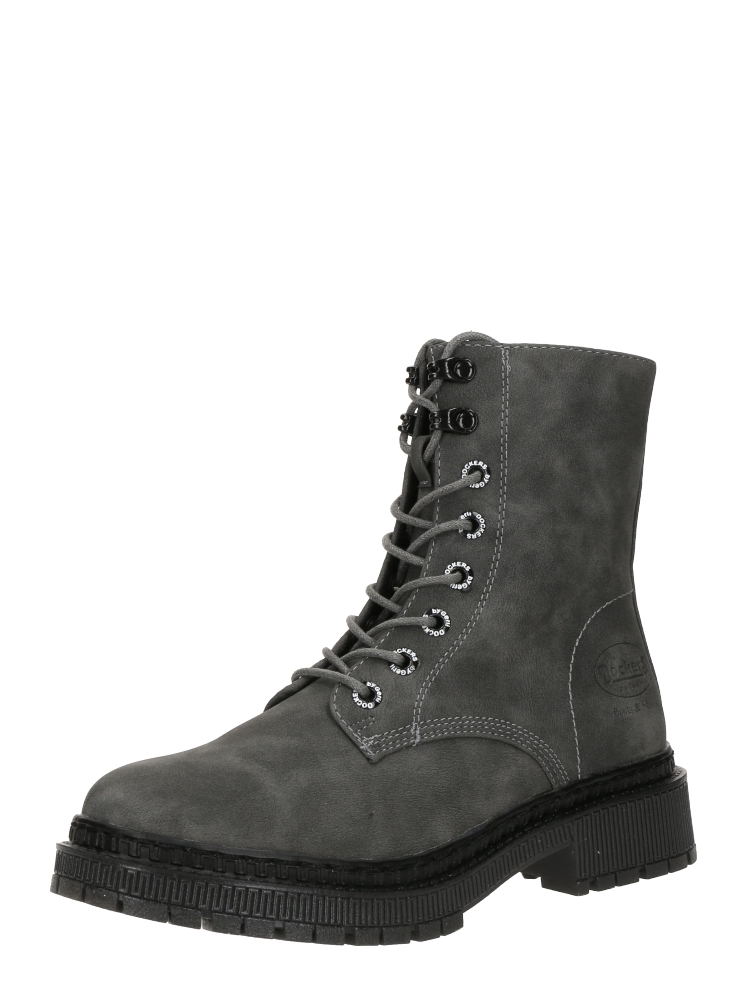 Dockers by Gerli Botki sznurowane w kolorze szary: przód