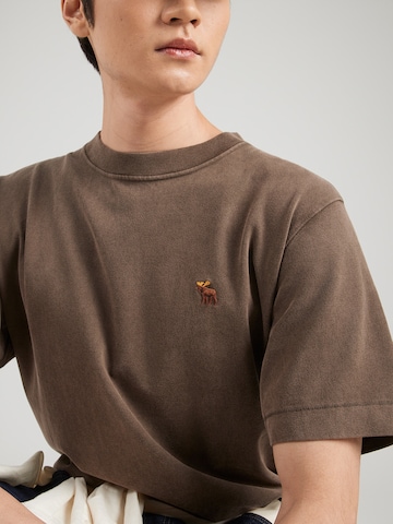 Abercrombie & Fitch Μπλουζάκι σε καφέ