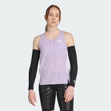 Haut de sport 'Adizero' ADIDAS PERFORMANCE en violet : devant