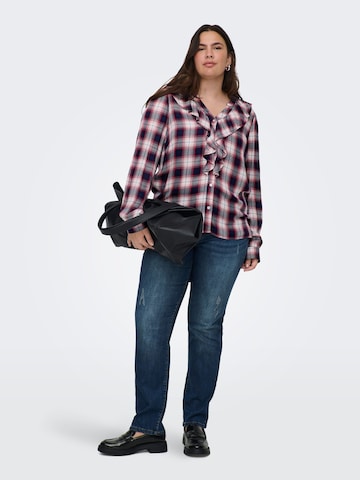 ONLY Carmakoma - Blusa 'CARHalle' en azul