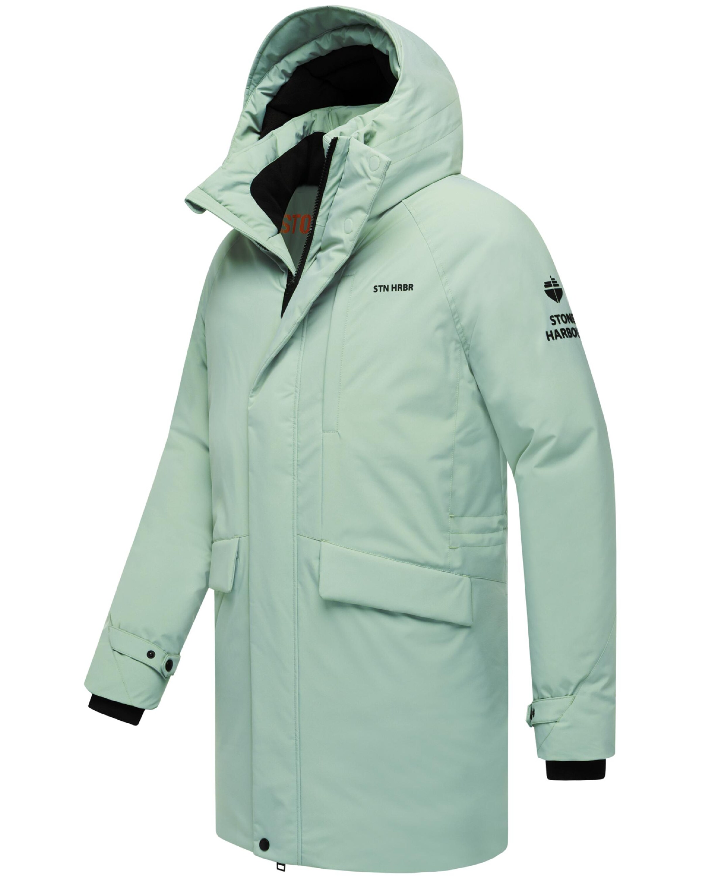 STONE HARBOUR Winterjas 'Emriis XX' in Groen