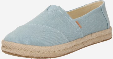 TOMS Эспадрильи в Синий: спереди