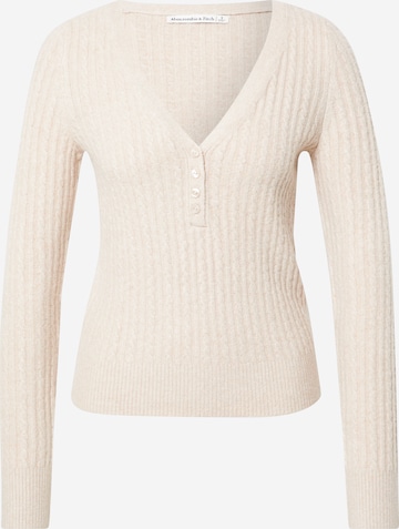 Abercrombie & Fitch Pullover in Beige: front
