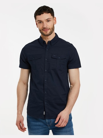 Threadbare Regular fit Skjorta 'Furore' i blå: framsida