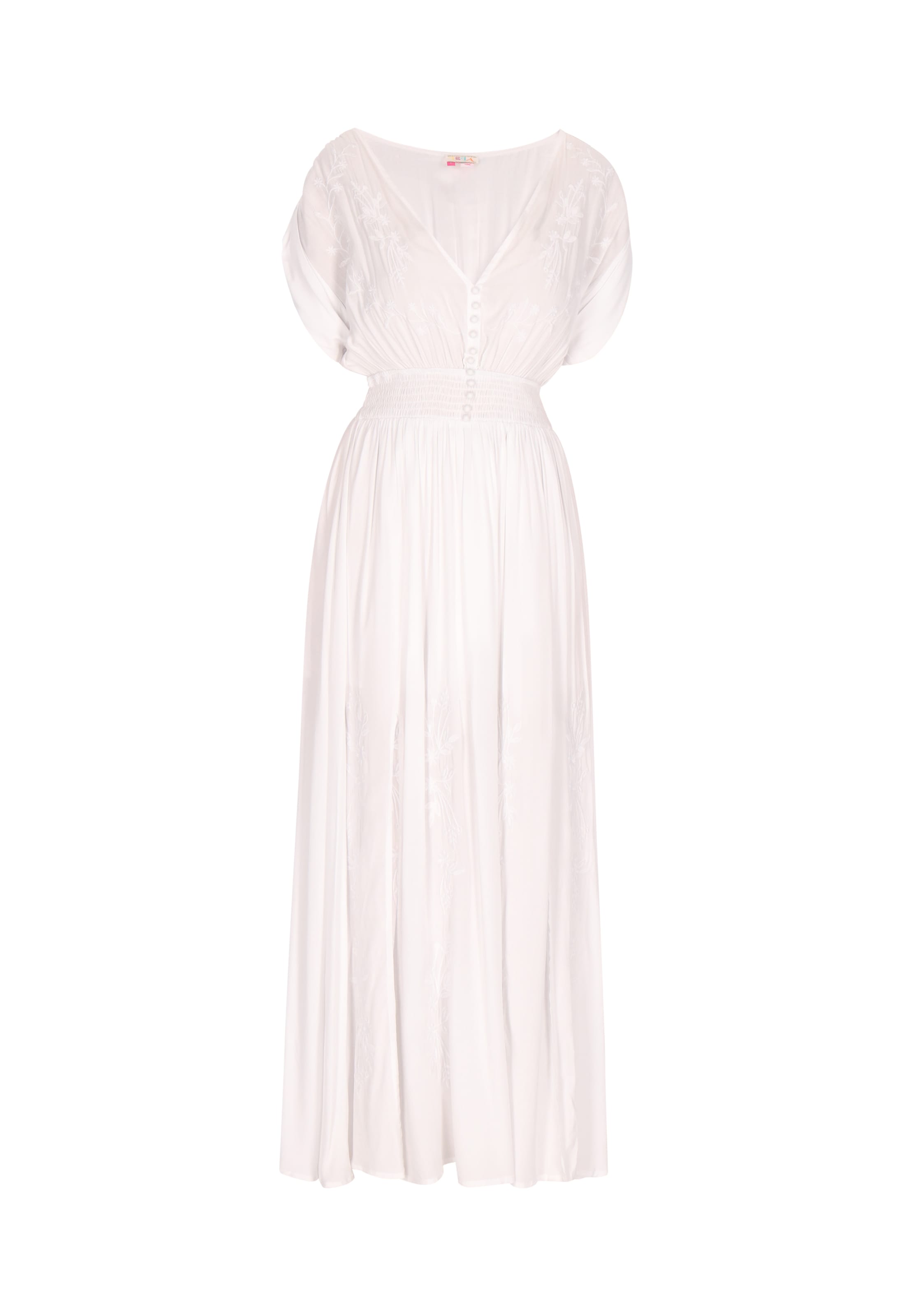 Rochie de vară de la IZIA pe alb: față