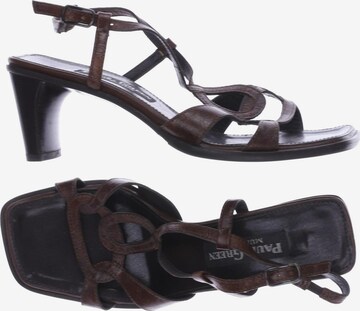 Paul Green Sandals & High-Heeled Sandals in 37 in Brown: front