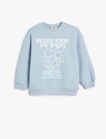 Koton Sweatshirt in Blauw: voorkant