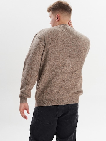 Dxnmxrk Gebreid vest 'DXFranker' in Bruin