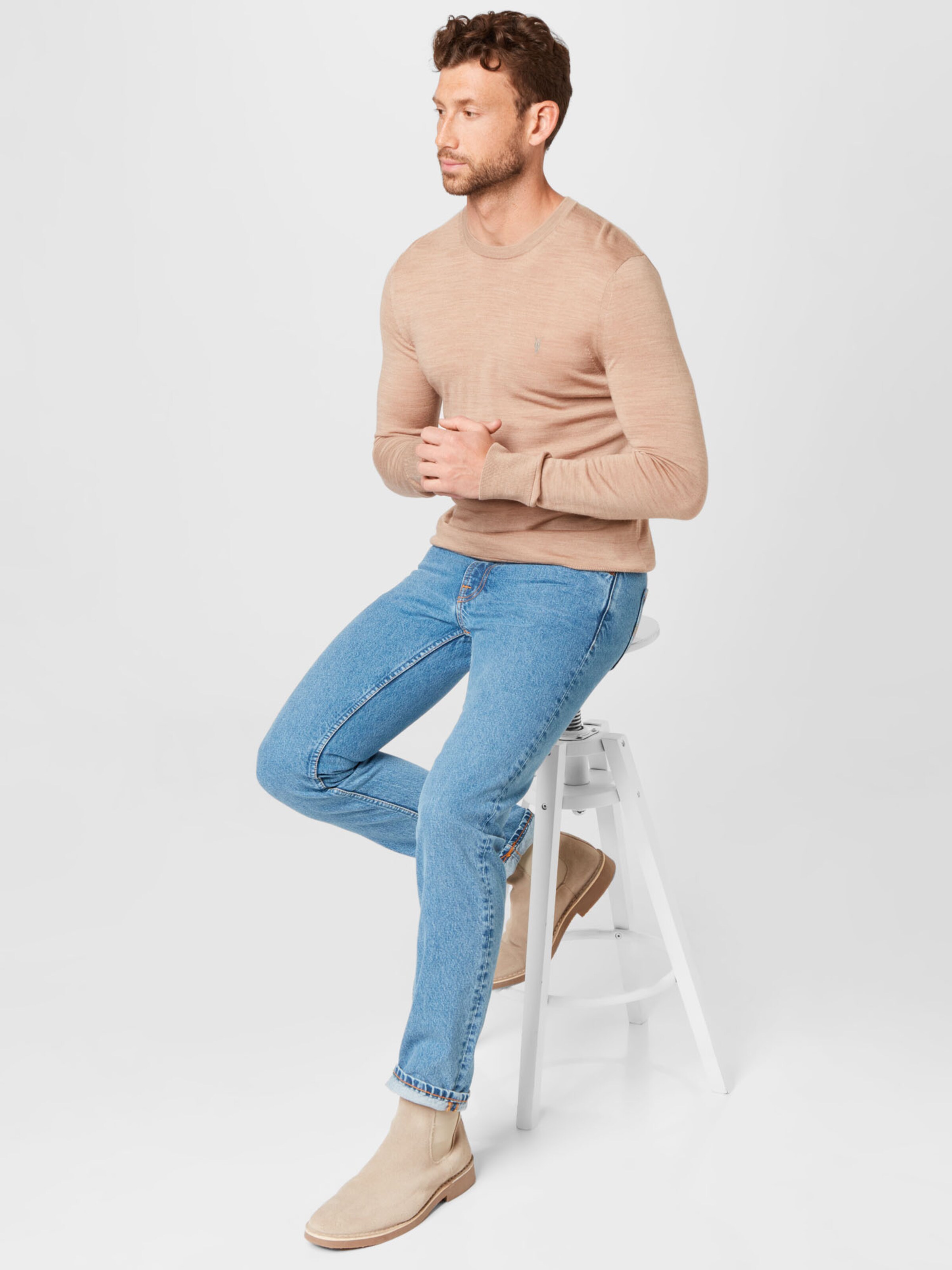 Männer Pullover & Strick AllSaints Pullover in Hellbraun - CB41868 Männer Pullover & Strick AllSaints Pullover in Hellbraun - CB41868